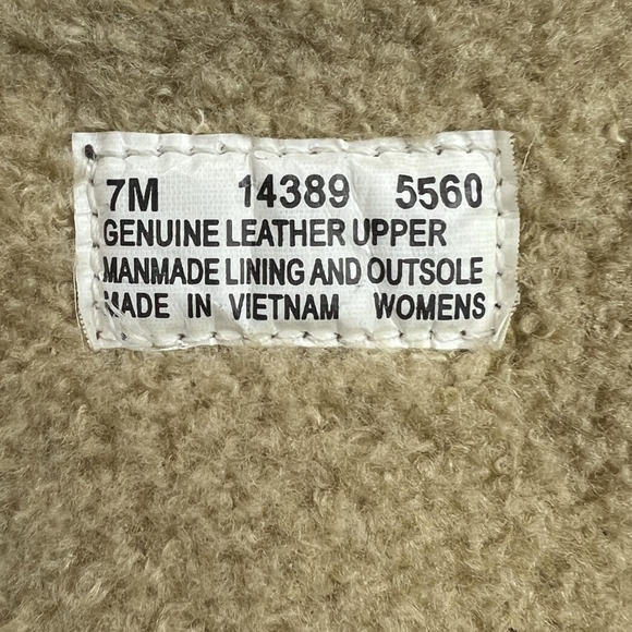 Timberland HOLLACE Shearling Moccasin Suede Boot US7M - Picture 7 of 7